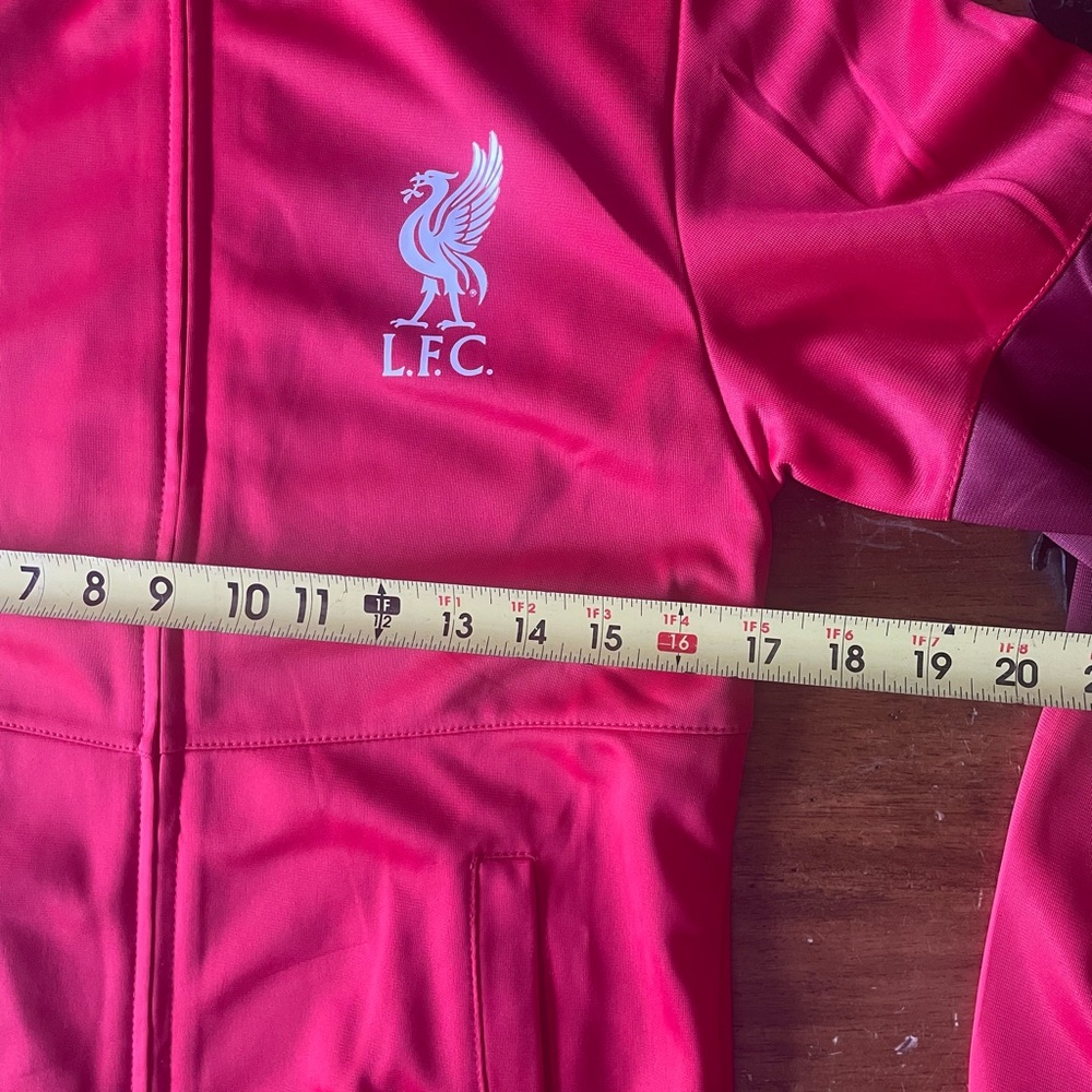 Liverpool FC Official Track Warmup Jacket Kids Size Youth Medium Red - Picture 5 of 8
